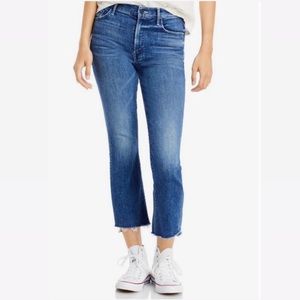 Mother Insider Crop Step Fray Jeans Size 24